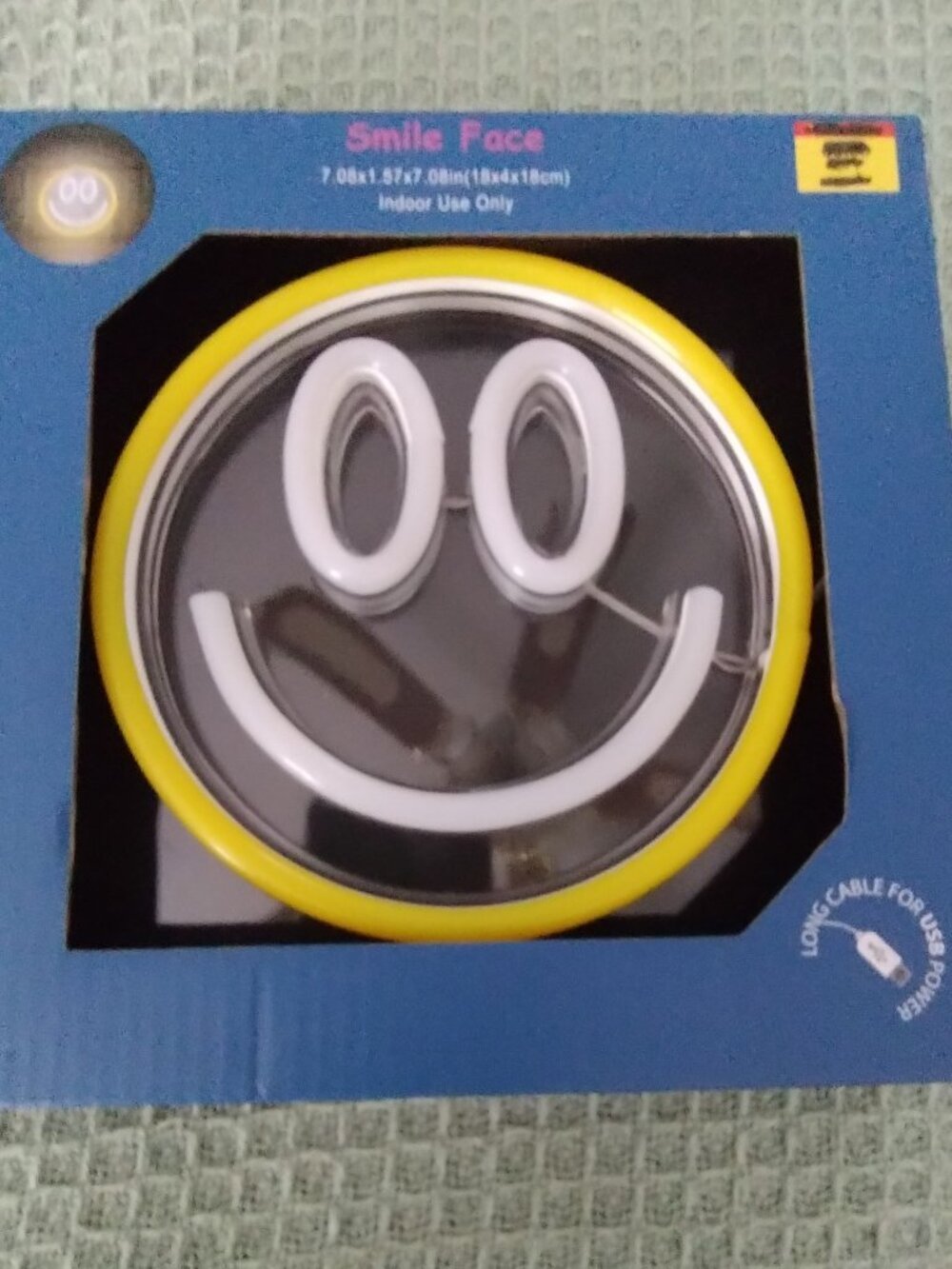 Smile face light